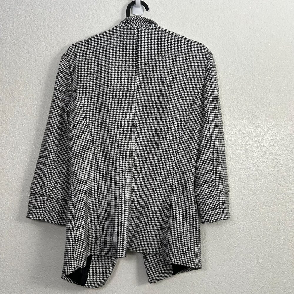 Naf Naf Houndstooth Open Front Blazer - Picture 5 of 5